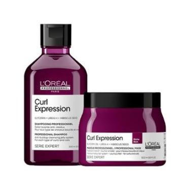 Imagem de Kit L'Oreál Professionnel Serie Expert Curl Expression - Shampoo Antirresíduos e Máscara Rich 500 ml-Unissex