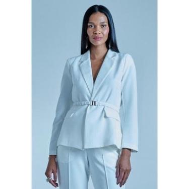 Imagem de Blazer Cinto Eloise Off White-Feminino