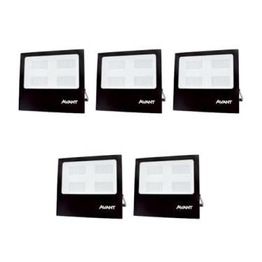 Imagem de Refletor Led Avant 200w 6500k Bivolt Preto 5 Unidades