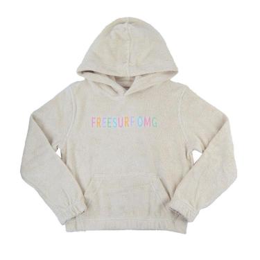 Imagem de Blusa Moletom Infantil Freesurf Cotton Candy Bege - 1410-Masculino