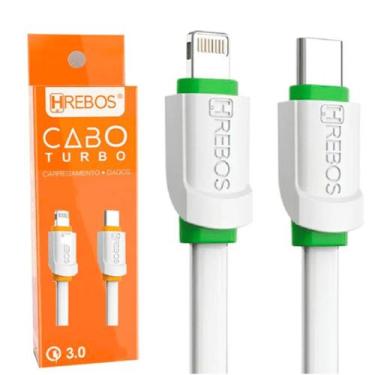Imagem de Cabo De Dados e Carregamento 2 METROS SILICONE Compatível Iphone 11 12