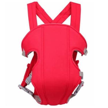 Imagem de Canguru ergonomico 3 posições porta bebe vermelho forte - Importway