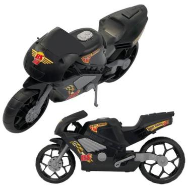 Imagem de Brinquedo Super Moto 360 Esportiva  - BS TOYS, Preto