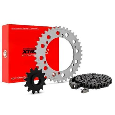 Imagem de Kit Relação Transmissão Completo Xtreme Yamaha Ybr150 Factor - VAZ