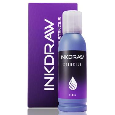 Imagem de Tinta InkDraw Tattoo Stencil 150ml Tinta C/ Bico Aplicador - InkDraw S
