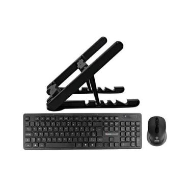 Imagem de Suporte P/ Notebook + Teclado E Mouse Usb, Sem Fio - Kross - Masticmol