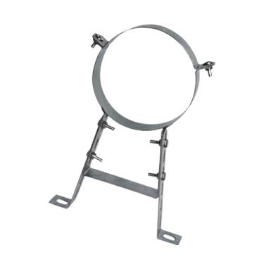 Imagem de Suporte de Parede para Tubo de Chaminé, Grampo para Tubo Redondo, Suporte de Ventilação de Gás, Diâmetro 18cm
