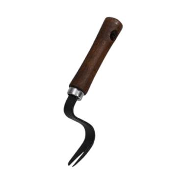 Imagem de Gralara Extrator de Ervas Daninhas Manual, Ferramenta para Bonsai, Ferramenta Multifuncional de aço Inoxidável para Pátio, Fazenda, Garfo de Mão, Jardim, Capi