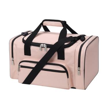 Imagem de YoKelly Bolsa esportiva pequena de 43 cm, rosa, Carry On 17 inch, Bolsa de ginástica pequena para mulheres