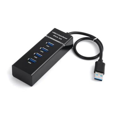 Imagem de Hub Expansor USB 3.0 com 4 Portas e Super LED – Transferência Rápida até 5Gbps ideal para Periféricos(Cores Sortidas)