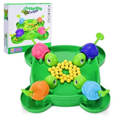 Imagem de Jogo de Tabuleiro Hungry Turtle Intense Quick Reflexes 2-4 jogadores