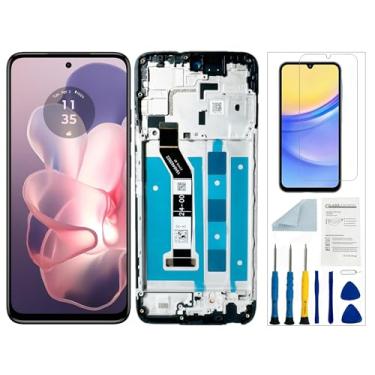 Imagem de Qinqiyue Substituição de tela para Motorola G Power 5g 2024 com moldura para Moto G Power 5g 2024 XT2415 XT2415-1 XT2415-3 XT2415-5 Display LCD Touch Screen Assembly Repair Parts
