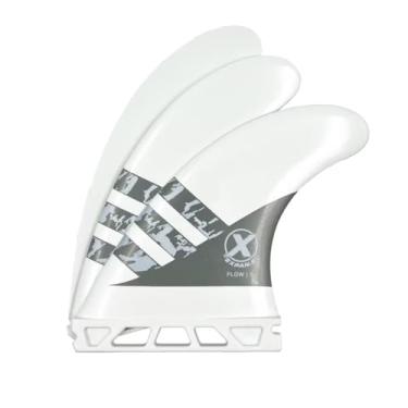 Imagem de Quilhas Future Futures Fins Prancha de Surf FLOW|5 Expans Média + Chavinha / Chave de quilhas + Capa Protetora + Chaveiro Surf (Flow Branca | 05)