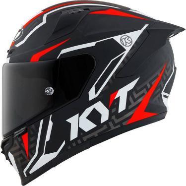 Imagem de Capacete KYT Striker 2V Asphalt Preto e Vermelho