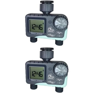 Imagem de Kit 2 Temporizador Irrigação Digital 2S TIE21 BrisaJardim
