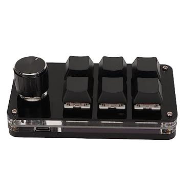 Imagem de Teclado Macro Programável, 6 Chaves Teclados Personalizados, Teclados para Jogos para Jogos de Copiar Atalho de Pasta, Plug and Play, Swappable Quente, para Trabalhar e Jogar