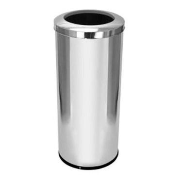 Imagem de Lixeira Em Aço Inox Com Aro Inox 50L C34 - JSN