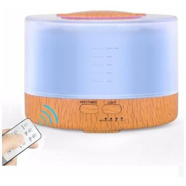 Imagem de Aromatizador Elétrico Aromaterapia Umidificador Led 500ml - oem, 110V/