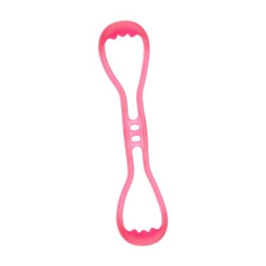 Imagem de YIJU Faixa de exercício de resistência em forma de 8, maca portátil, corda elástica para exercícios de ombro, braço e costas, Rosa