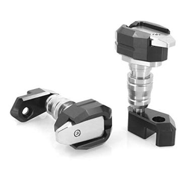 Imagem de Acc-Creativity Motocicleta CNC Alumínio Motor Crash Guard Case Frame Sliders Protector Proteção contra quedas Compatível com Kawasaki Z1000 2010-2019 (Prata)