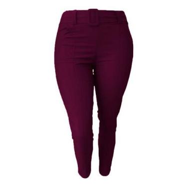 Imagem de Calça Plus Size Feminino Social Com Bolsos E Cinto  - Bucci Boutique, 