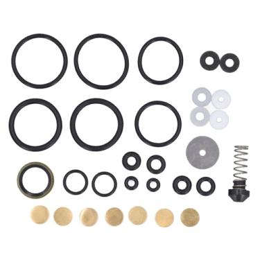 Imagem de Peças de reposição de compressor de ar PCP de 12 V, conjunto de anel de vedação de PVC de metal 30 mpa, discos de ruptura e arruelas, kit de reparo de compressor de ar PCP para bomba de alta pressão