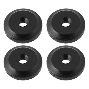 Imagem de The Lord of the Tools 4 peças 1/10.2 cm x20 porcas serrilhadas de alumínio para rosca fotográfica parafuso de câmera e tripé