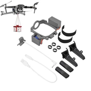 Imagem de LICHIFIT Sistema de drone Airdrop com trem de pouso para DJI Mavic 2 Pro/Zoom fotossensível, lançador, transporte, liberação de carga útil, dispositivo de queda de ar, pernas estendidas