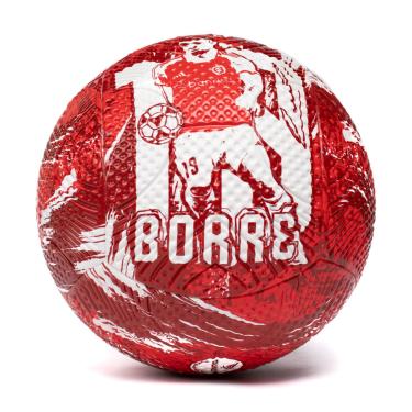 Imagem de Bola de Futebol de Campo Dualt Inter Borré Vermelho/Branco  unissex
