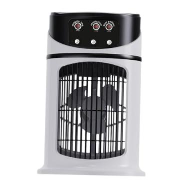 Imagem de WeiLaiKeQi Ventilador de ar condicionado portátil 3 em 1 com tanque de água de 380 ml, umidificador silencioso, refrigerador pessoal para dormitório doméstico e