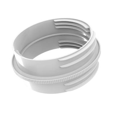 Imagem de Adaptador de extensão de mangueira de exaustão CA portátil, conector de mangueira de ar condicionado portátil para mangueiras de exaustão de 13 cm/15 cm com roscas no sentido horário e anti-horário