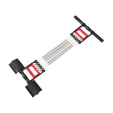 Imagem de Aymzbd Expansor de peito com mola 3 em 1, exercitador para treinamento muscular, barra de flexão e pegador de mão