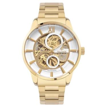 Imagem de Relógio Technos Masculino Automatico Dourado - G3265aq/1k