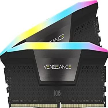 Imagem de Memória De Computador Para Desktop Corsair Vengeance RGB Ddr5 Ram 32gb (2x16gb) 6400mhz Cl36-48-48-104 1.35v Intel Xmp - Preto (cmh32gx5m2b6400c36