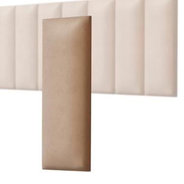 Imagem de Cabeceira Cama Casal Queen 16 módulos Auto Adesivos(Kit Suede Areia)