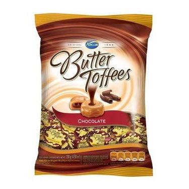 Imagem de Bala Butter Toffees Arcor Pacote 500g - Div. Sabores, chocolate amargo