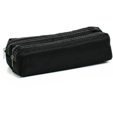 Imagem de Estojo Duplo Juvenil Preto - KIT