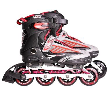 Imagem de Bel - Patins Inline Future Pro Ajustável Vermelho Tam.36