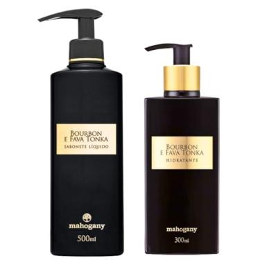 Imagem de Mahogany Bourbon e Fava Tonka, Kit Sabonete Líquido 500ml e Hidratante 300ml