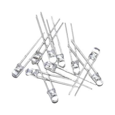 Imagem de 100pcs Diodos LED De 3mm Ultra Brilhantes Multicoloridos Branco Quente