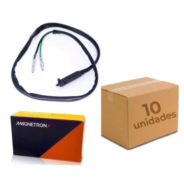 Imagem de Interruptor Freio Titan 150 2005 Ks Fan 125 Dianteiro Kit Com 10 Peças Magnetron