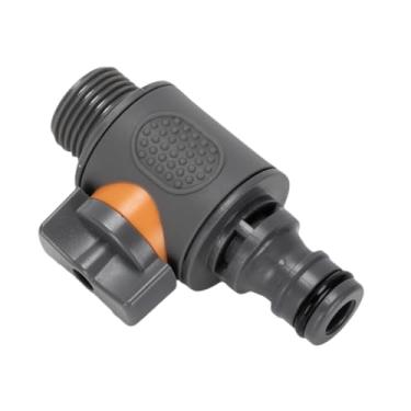 Imagem de Bothyi Adaptador de mangueira premium com rosca de 1/2" para mangueira de jardim, conector de válvula de conexão rápida e resistente, para cano de água