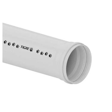 Imagem de Tubo Esgoto 100Mm 6 Metros Tigre
