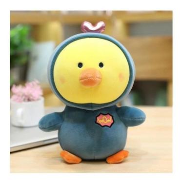 Imagem de Brinquedo de pelúcia de frango recheado, pijamas azuis supermacios - L
