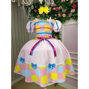 Imagem de Vestido Luxo Arraia da Docura - Marie - Junino, Pastel pink, 4