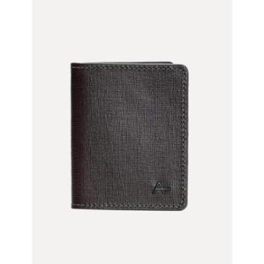 Imagem de Carteira Aramis Masculina Couro Saffiano Vertical Marrom Café-Masculino