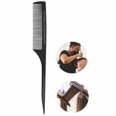 Imagem de Pente Profissional Carbono Antiestático Ion Suporta 180º - Santa Clara