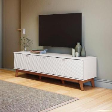 Imagem de Rack Kappesberg 3 Portas 3d Branco 180cm