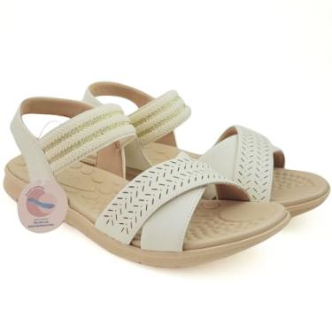 Imagem de Sandália Papete Usaflex Cor:Off White;Tamanho:34