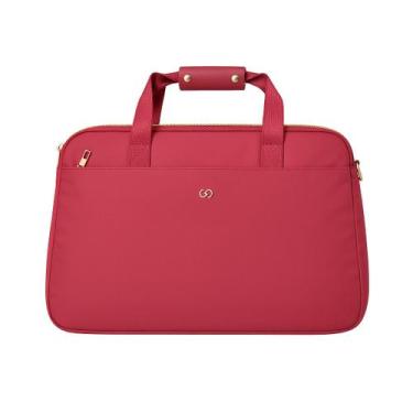 Imagem de Pasta Executiva Feminina Com Alça Transversal Removível Gash, Vermelho
